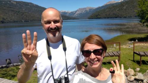 Lago Falkner desde el camping