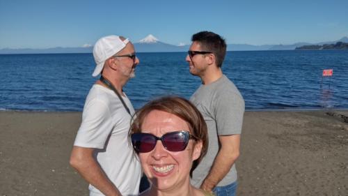 Lago Llanquihue desde Frutillar, con el volcán Osorno de fondo